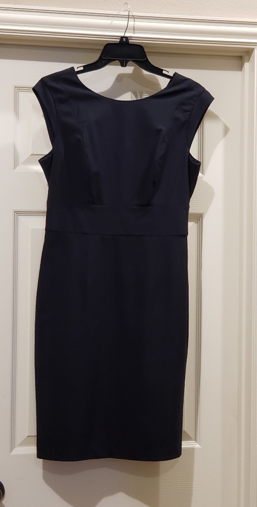 Navy sheath dress